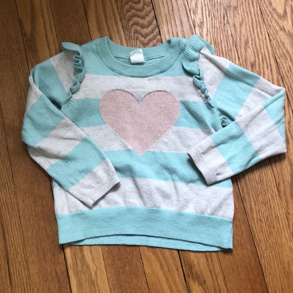 Baby Gap Toddle girl heart sweater